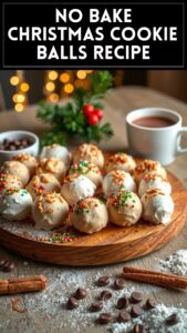 No Bake Christmas Cookie Balls Recipe