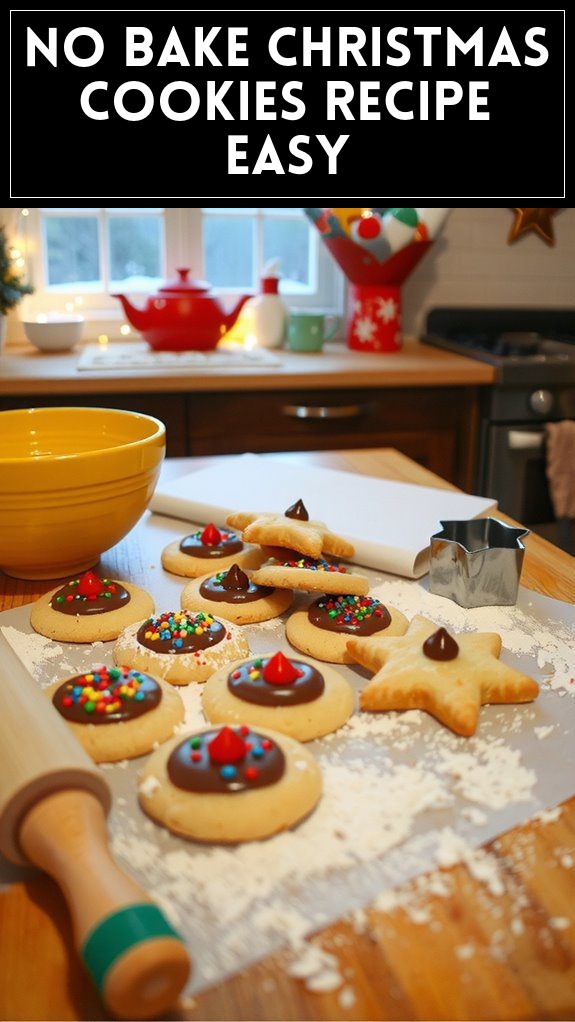 No Bake Christmas Cookies Recipe Easy