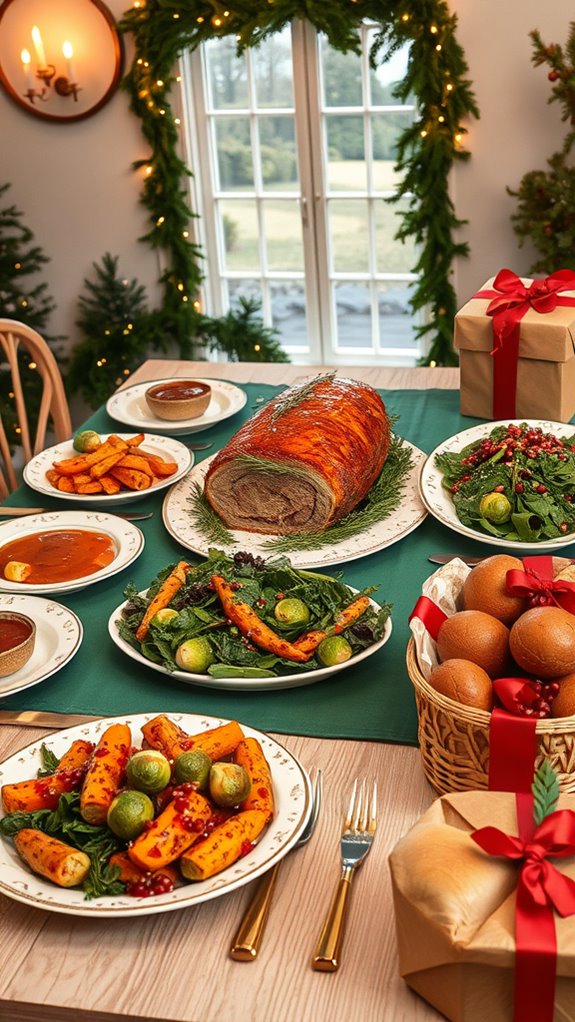 nut roast holiday centerpiece