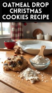 Oatmeal Drop Christmas Cookies Recipe