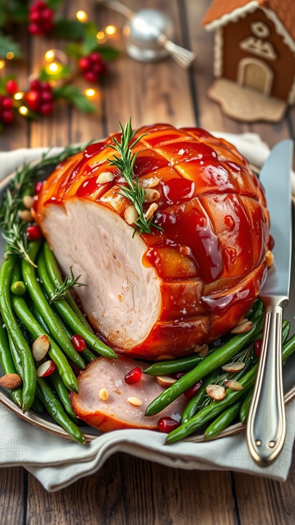 one pan honey glazed ham