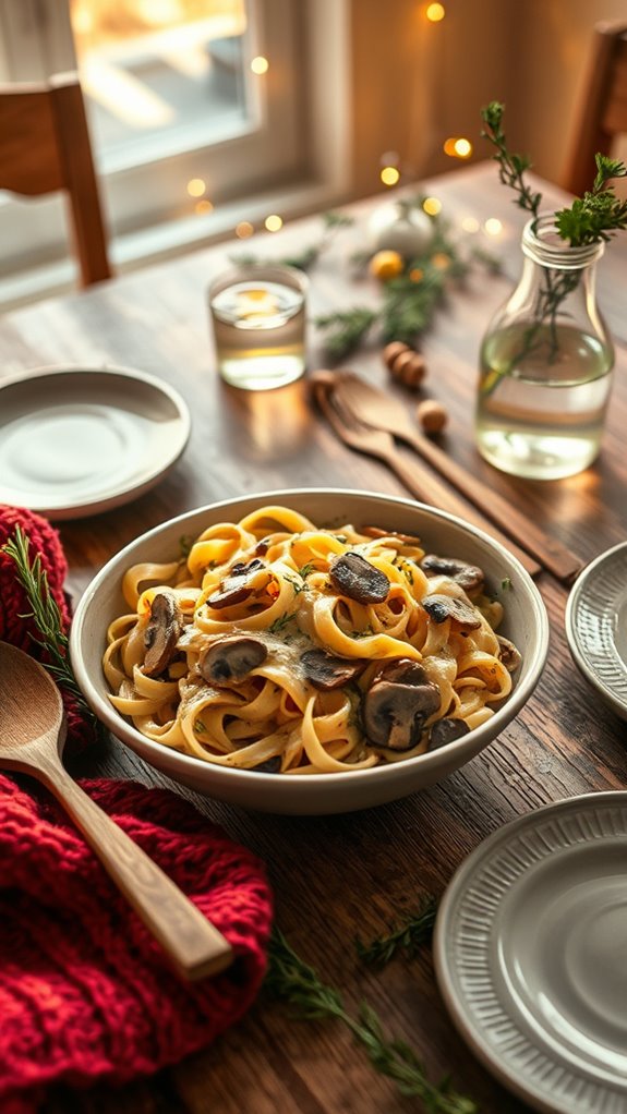 one pot mushroom pasta recipe