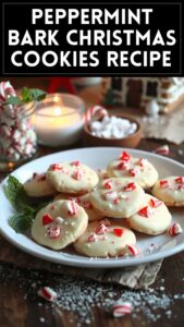 Peppermint Bark Christmas Cookies Recipe