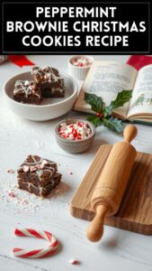 Peppermint Brownie Christmas Cookies Recipe