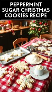 Peppermint Sugar Christmas Cookies Recipe