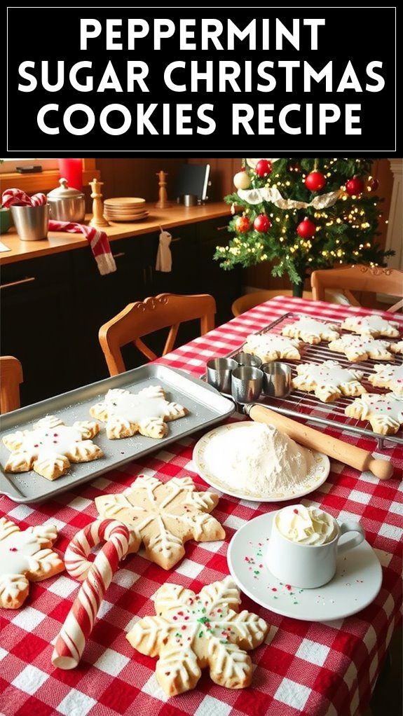 Peppermint Sugar Christmas Cookies Recipe
