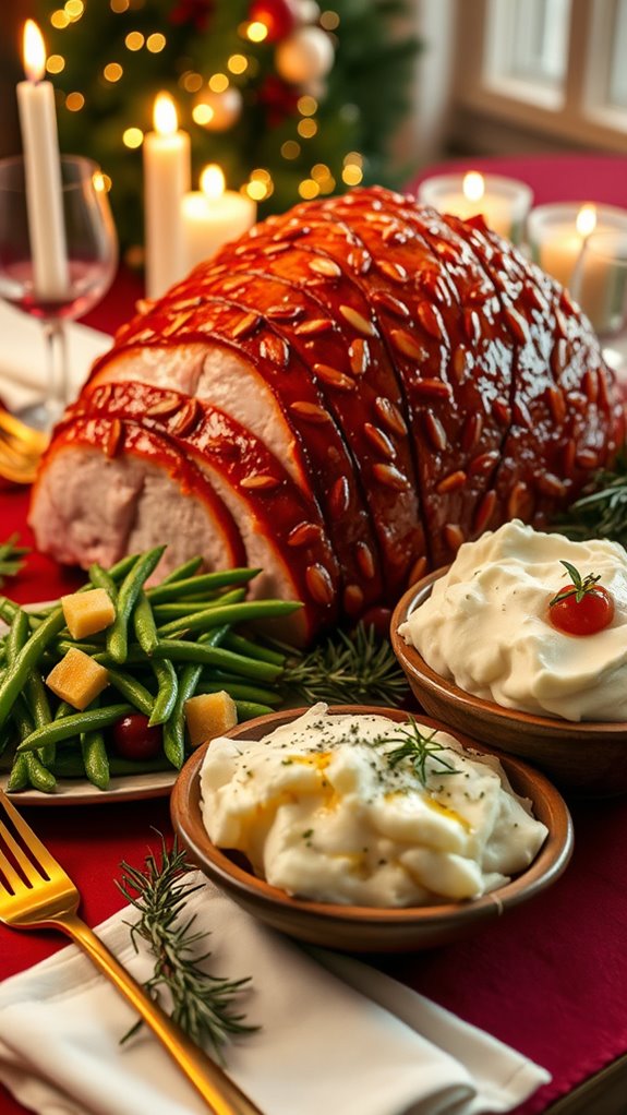 pineapple bourbon ham delight