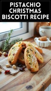 Pistachio Christmas Biscotti Recipe