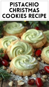 Pistachio Christmas Cookies Recipe