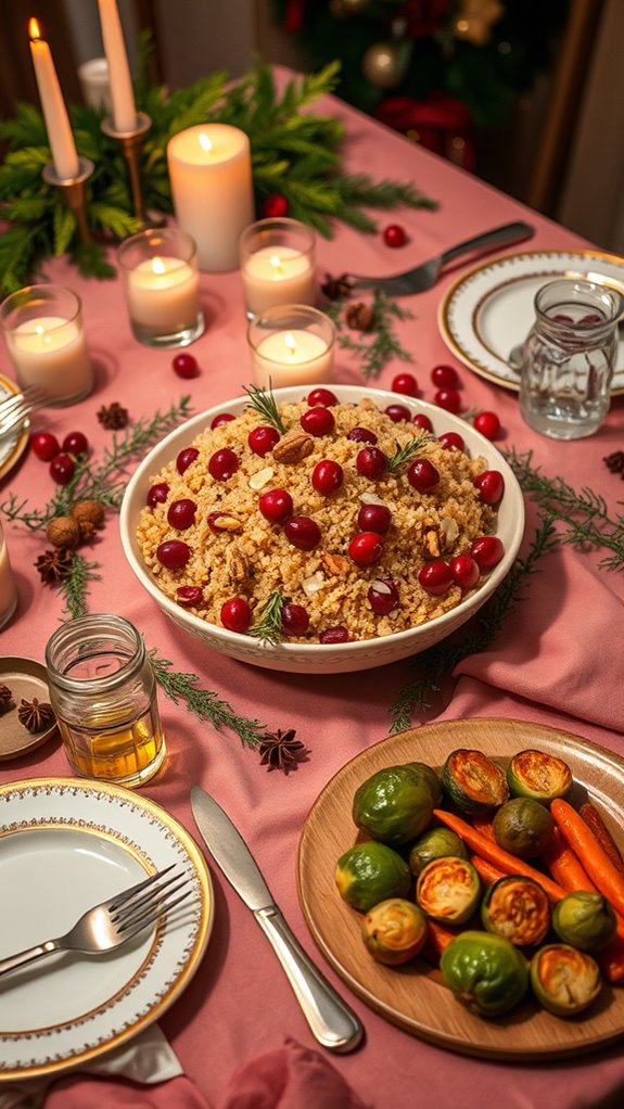 quinoa salad with cranberries