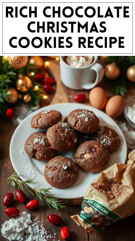 Rich Chocolate Christmas Cookies Recipe