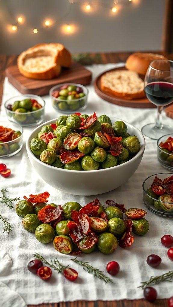 savory balsamic brussel sprouts