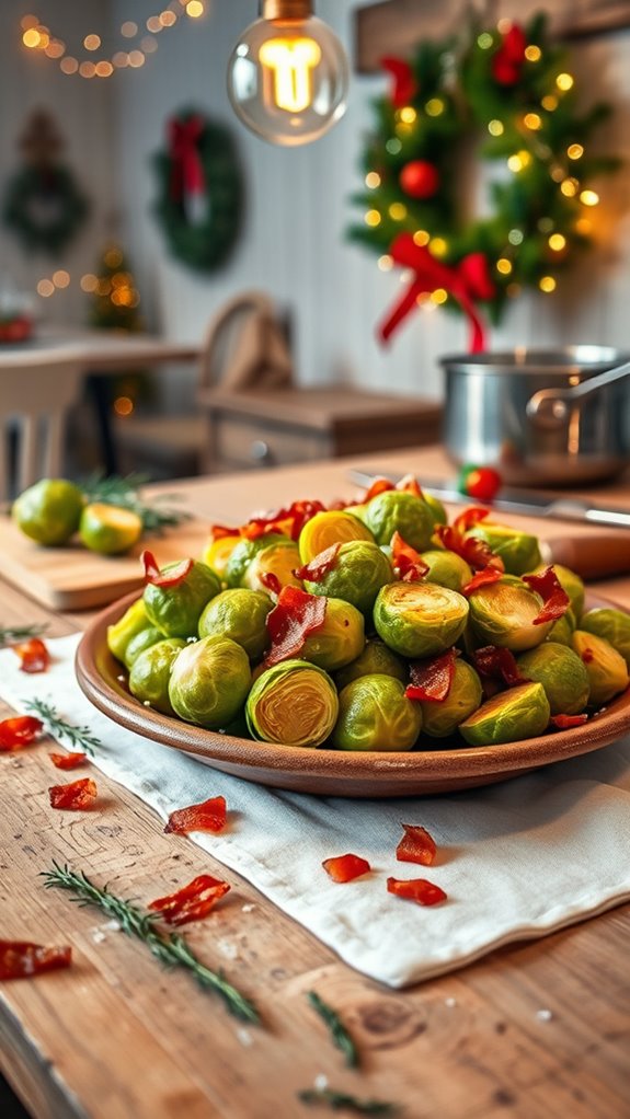 savory brussels sprouts dish