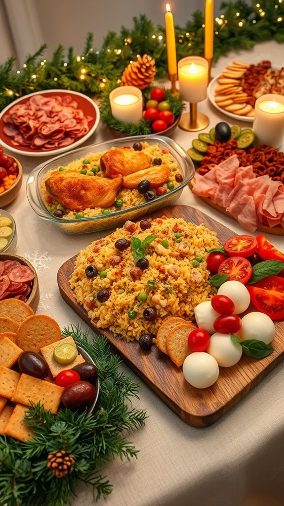 savory chicken rice bake