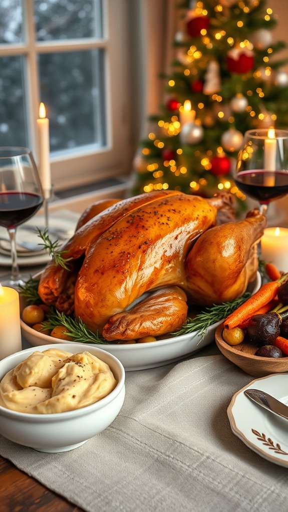 savory herb butter roast chicken