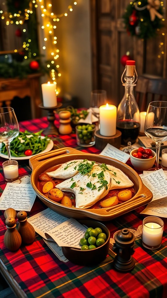 savory salted cod dish