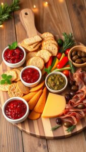 simple holiday appetizer spread