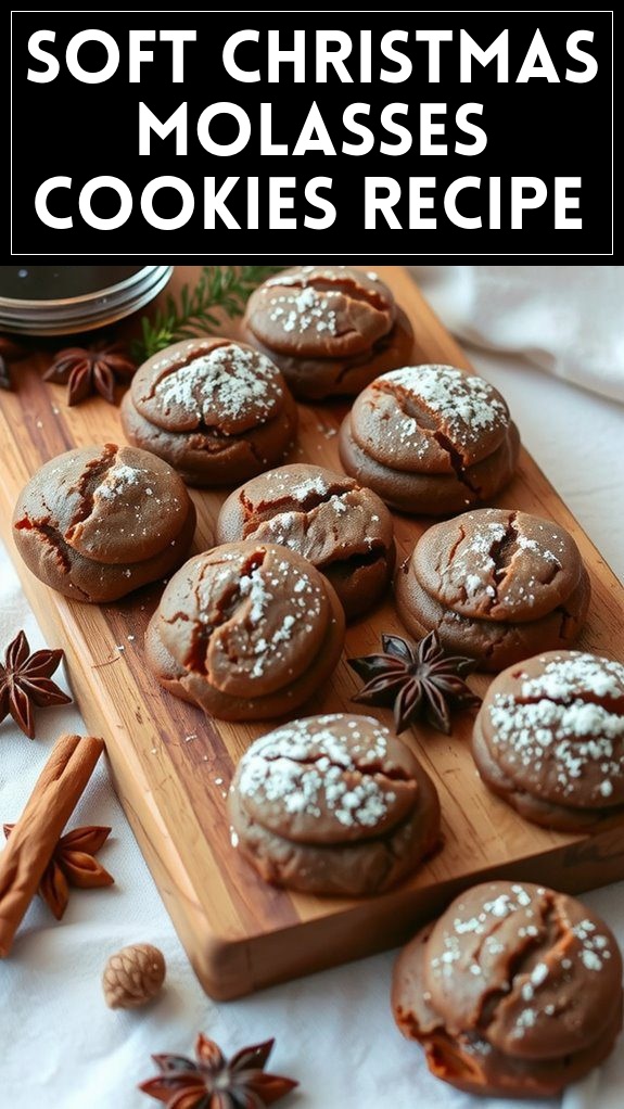 Soft Christmas Molasses Cookies Recipe