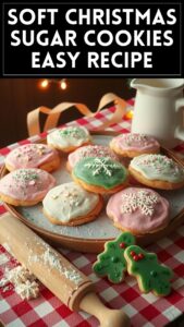 Soft Christmas Sugar Cookies Easy Recipe