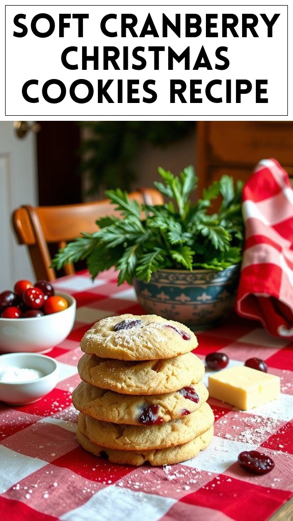 Soft Cranberry Christmas Cookies Recipe