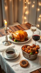 solo festive dining ideas