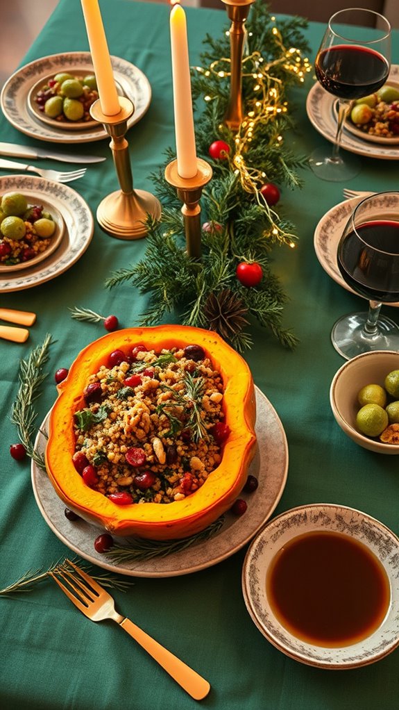 stuffed butternut squash recipe