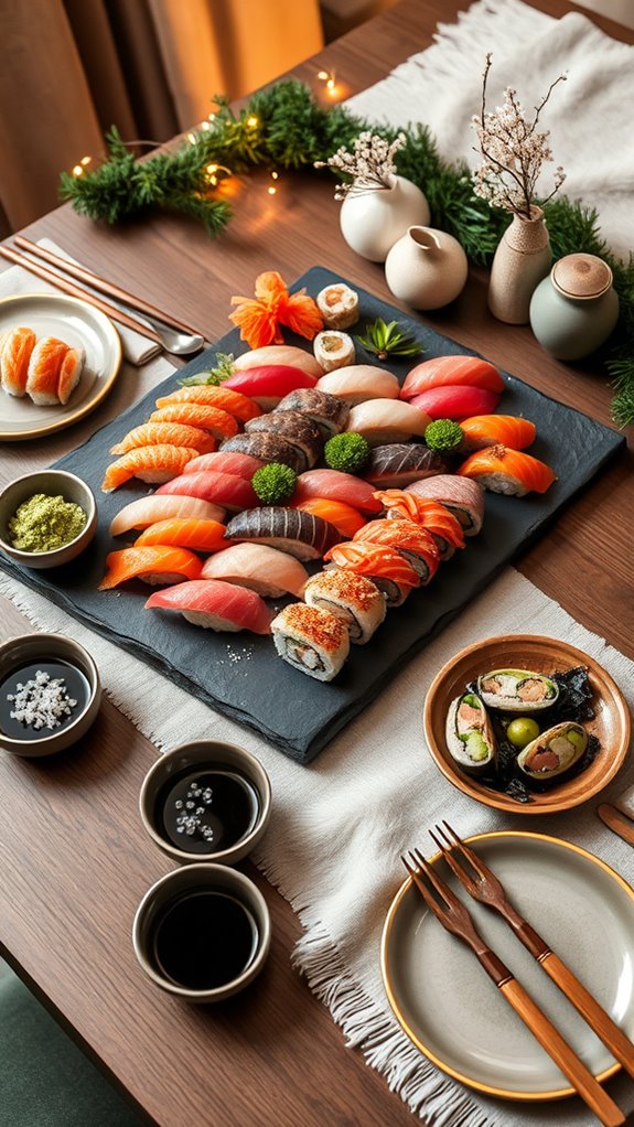 sushi night celebration ingredients