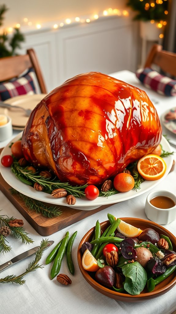 sweet and savory ham