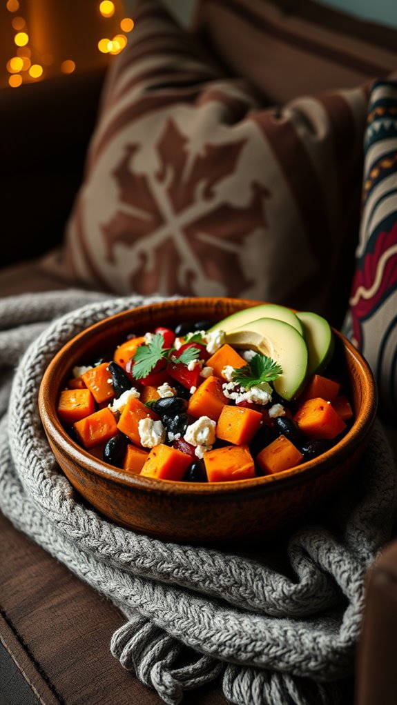 sweet potato black bean bowl