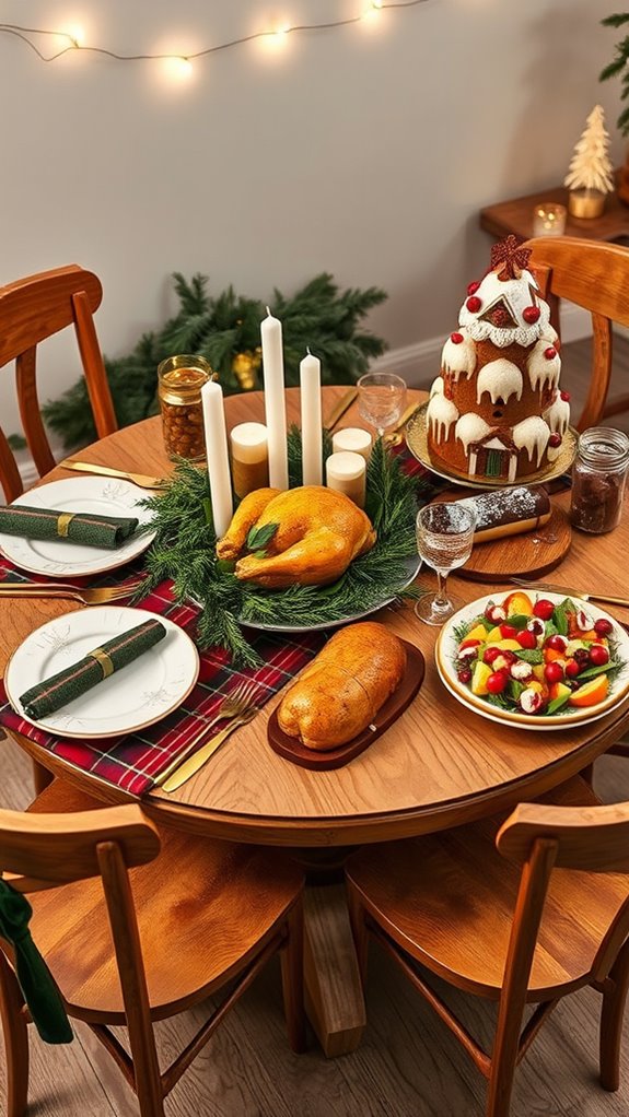 themed dinner taco station