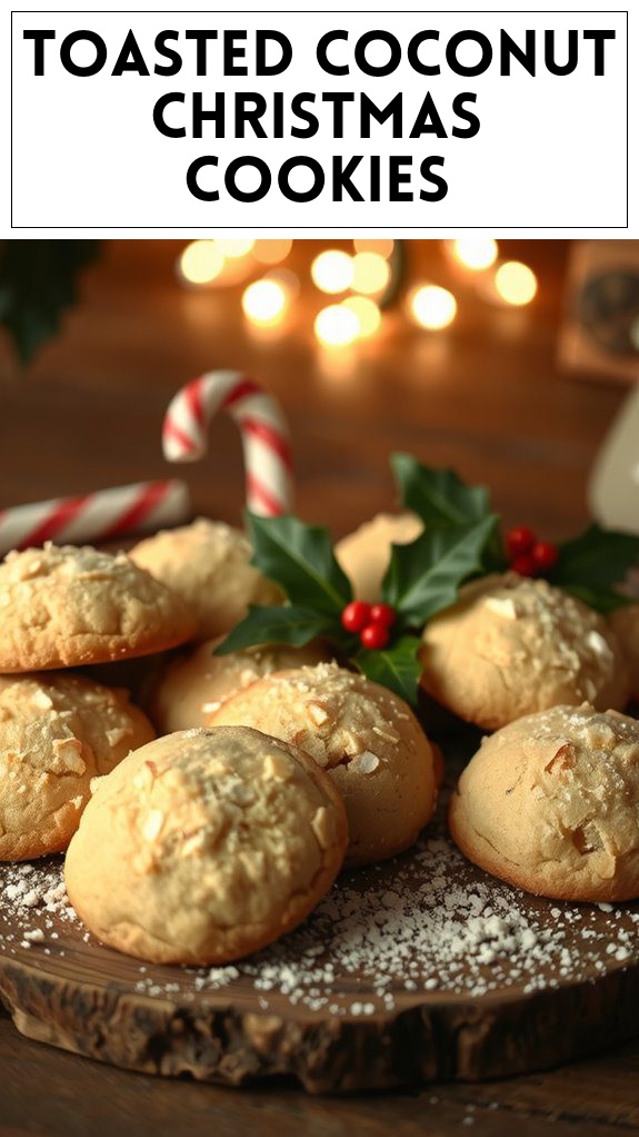 Toasted Coconut Christmas Cookies