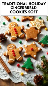 Traditional Holiday Gingerbread Cookies Soft