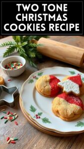 Two Tone Christmas Cookies Recipe