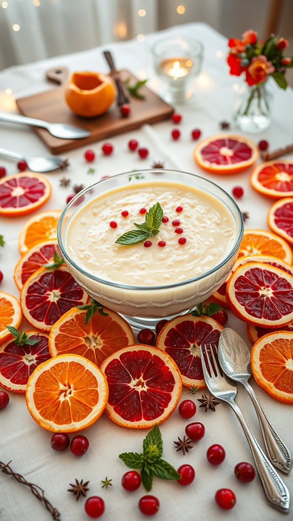 vanilla citrus tapioca pudding