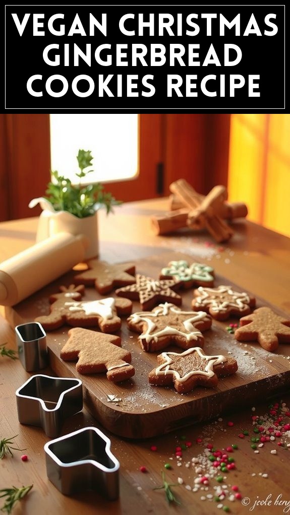 Vegan Christmas Gingerbread Cookies Recipe