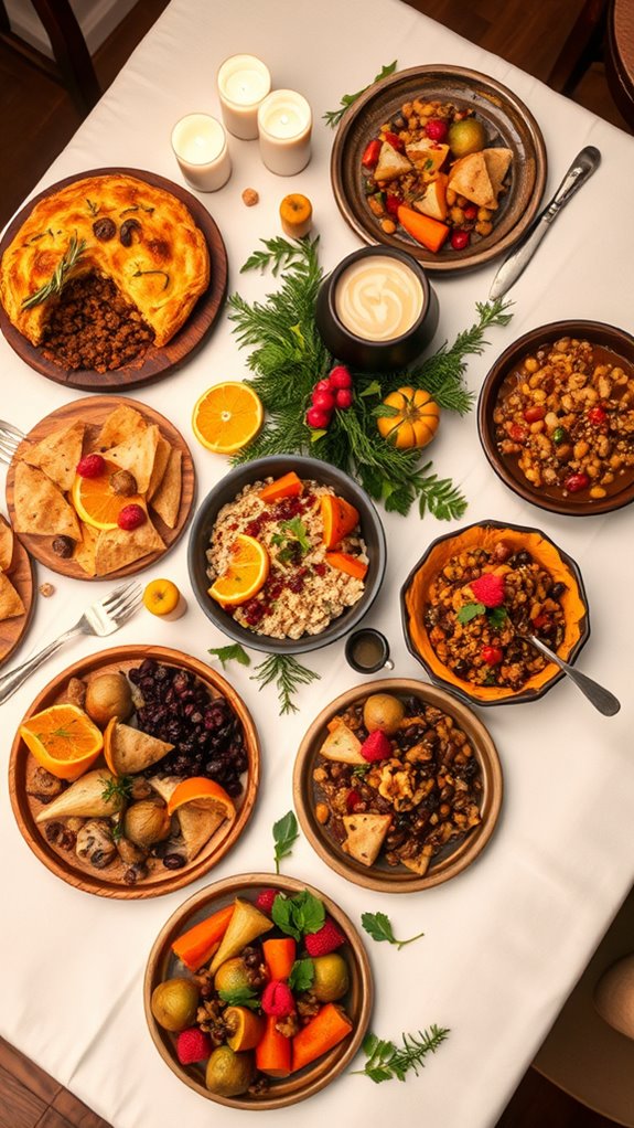 vegan festive dinner options