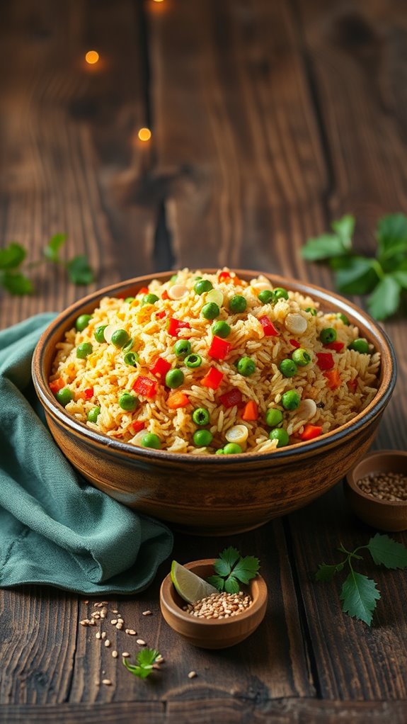 vegetable rice dish recipe