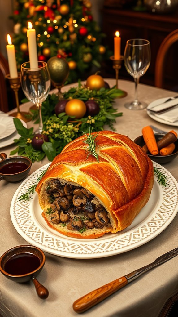 vegetarian mushroom centerpieces recipe