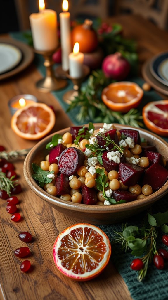 vibrant nutritious chickpea salad