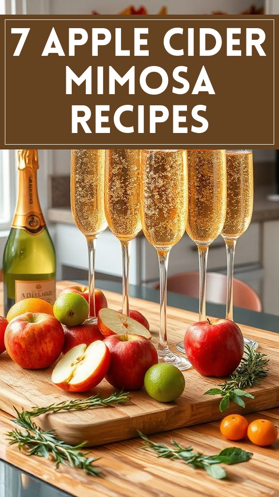 7 Apple Cider Mimosa Recipes