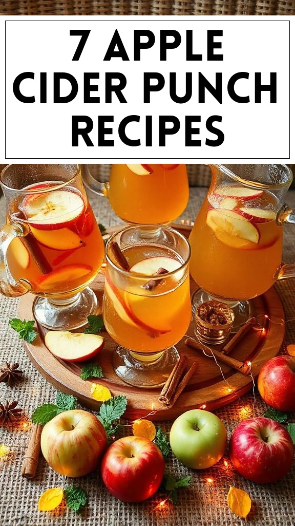 7 Apple Cider Punch Recipes