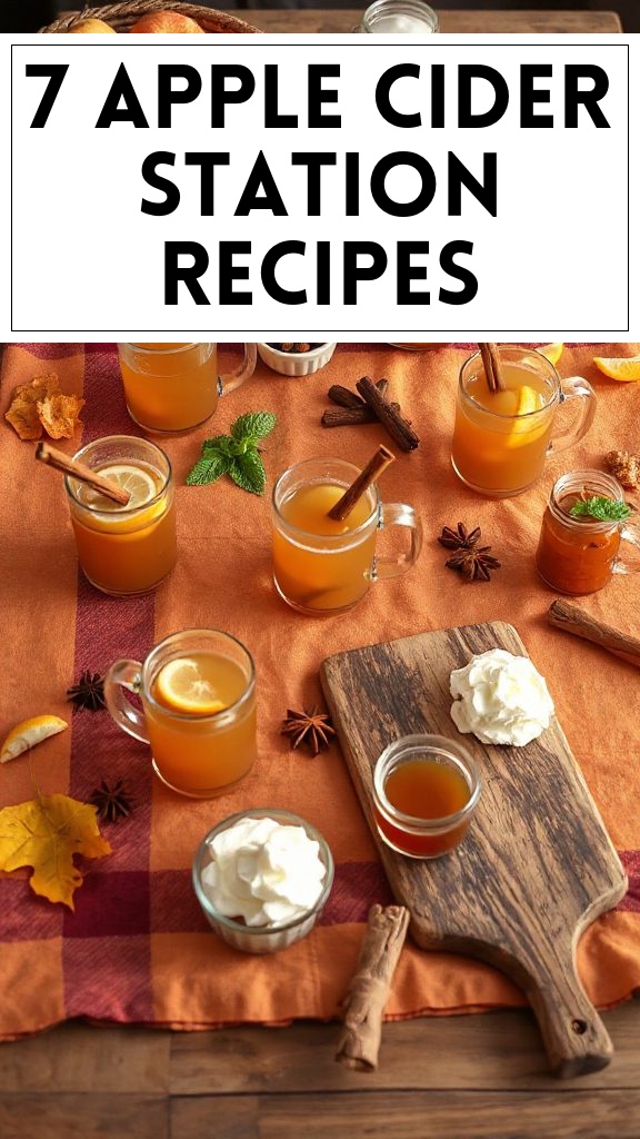 7 Apple Cider Station Recipes