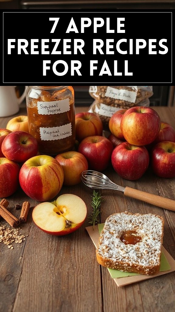 7 Apple Freezer Recipes for Fall