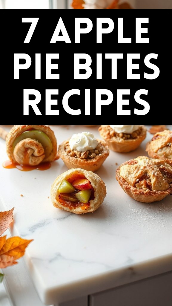 7 Apple Pie Bites Recipes