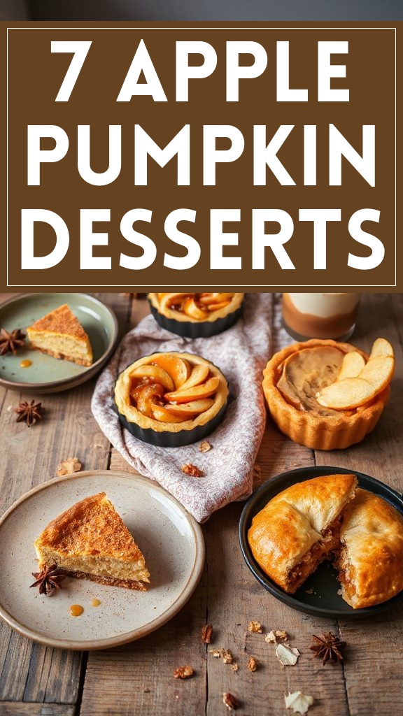 7 Apple Pumpkin Desserts