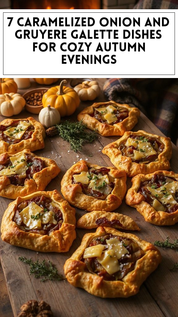 7 Caramelized Onion and Gruyere Galette Dishes for Cozy Autumn Evenings