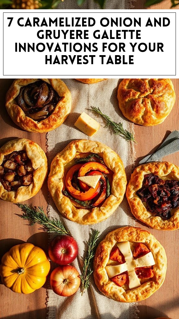 7 Caramelized Onion and Gruyere Galette Innovations for Your Harvest Table