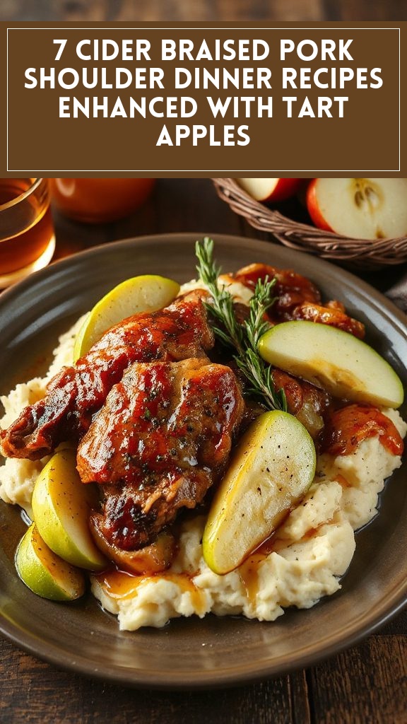 7 Cider Braised Pork Shoulder Dinner Recipes Enhanced With Tart Apples