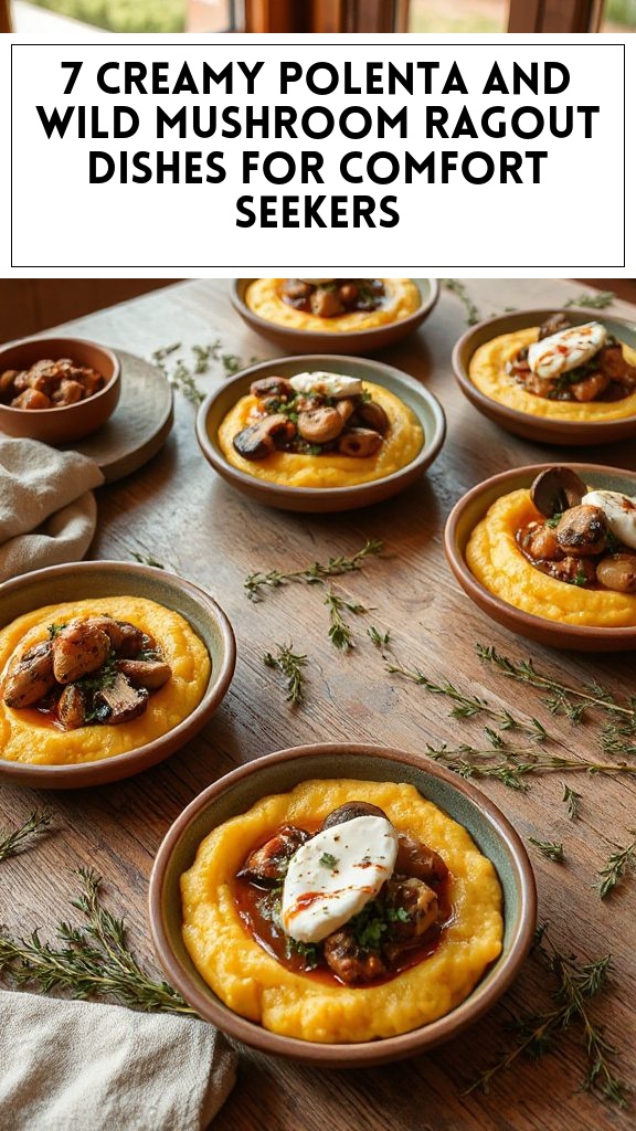 7 Creamy Polenta and Wild Mushroom Ragout Dishes for Comfort Seekers
