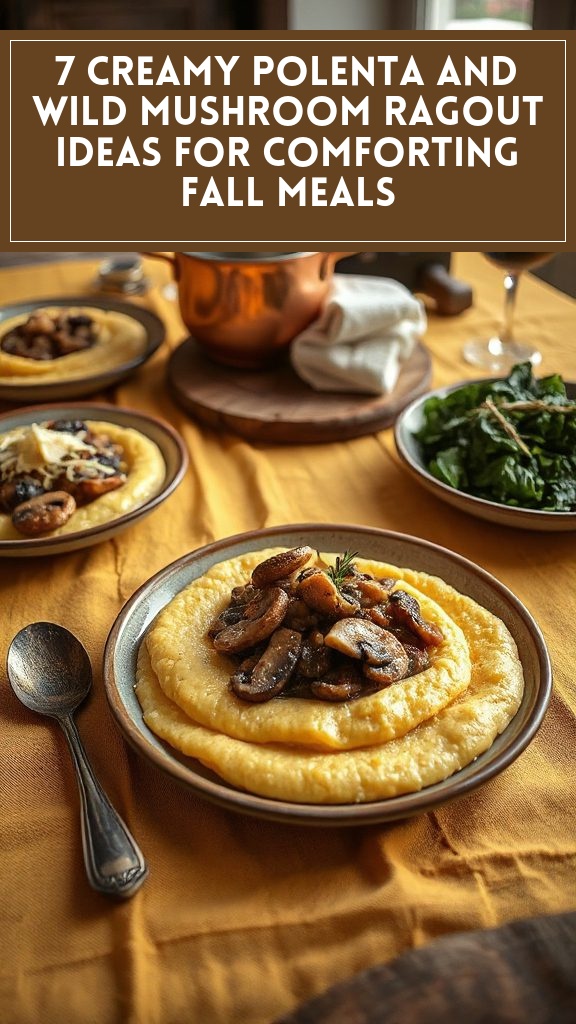 7 Creamy Polenta and Wild Mushroom Ragout Ideas for Comforting Fall Meals